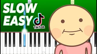 The cuppy cake song  Easy Piano Tutorial [upl. by Arleyne]