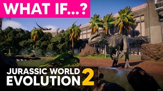 Diseñamos el recinto del Indominus Rex  WHAT IF JURASSIC WORLD 2  JWE 2 [upl. by Nylrehs]