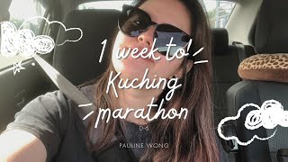 1 Week To Kuching Marathon D6 training strength training work life balance [upl. by Maise]