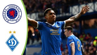 Glasgow Rangers vs Dynamo Kiev  Extended Highlights amp All Goals 2024 HD [upl. by Atteynad]