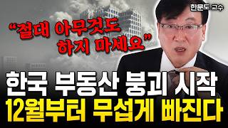 한국 부동산 폭락 결국 시작됐다 quot역대급 매물 폭탄 2025년 정말 무섭게 빠질 겁니다quot  한문도 교수 2부 집값전망 [upl. by Annoek]