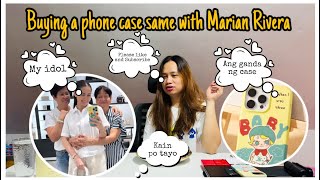 Buying a phone case same with Marian Rivera  Mukbang  Unboxing marianrivera [upl. by Nosila]