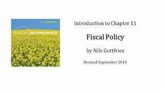 INTRO CHAPTER 11 Fiscal Policy [upl. by Coryden]