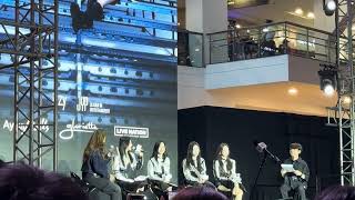 Most Likely Game  ITZY Manila Press Event  Born to Be Itzy 2nd World Tour FANCAM [upl. by Hazeefah247]