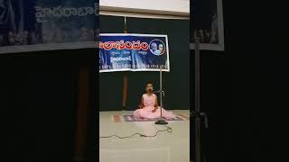 Singing Chakkani thalliki song Andhra Balananda 🎶🎵 Singing competition byvindhya dosubscribe🥰 [upl. by Melissa575]