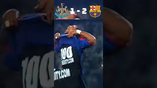 FC Barcelona🇪🇸vs Newcastle🏴󠁧󠁢󠁥󠁮󠁧󠁿 United matchChampions League 20022003 [upl. by Sirraj]