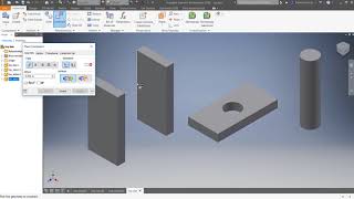 Autodesk Inventor 2018 4  Basic Assembly [upl. by Gnus]