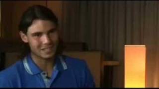 Rafael Nadal  BBC Interview 2008 13 [upl. by Atirabrab905]