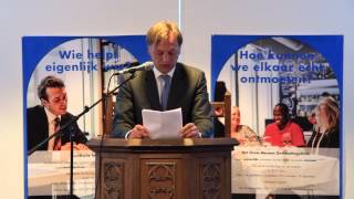 ‘Word idealist word activist’ Meesterpreek Willem Jarigsma Loyens amp Loeff 19 mei 2015 [upl. by Leland]