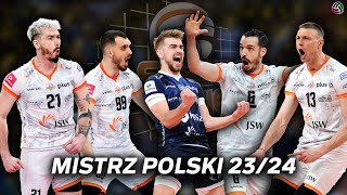 Jastrzębski Węgiel Mistrzem Polski  PlusLiga [upl. by Ebocaj688]