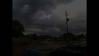 Doorbell Camera Captures Funnel Cloud Formation [upl. by Yc]