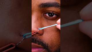 Remove your nose ring easily using bobby pins [upl. by Anaujit]