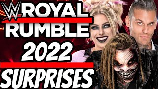 WWE ROYAL RUMBLE 2022 SURPRISES [upl. by Arinayed]