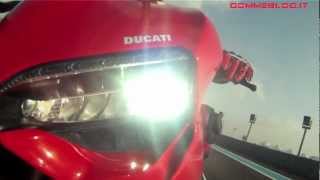 Ducati 1199 Panigale Onboard Exterior and Camera Car View [upl. by Carmelina684]