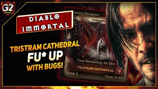 Tristram Cathedral  Full of BUGS amp Not Speed Dungeon  Risk amp Rally  Diablo Immortal [upl. by Goulet]