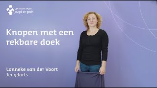 Les 1 zo knoop je een rekbare draagdoek met standaard knoop [upl. by Fair]