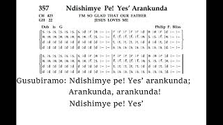 357 Ndishimye pe YesArankunda indirimbo zo Guhimbaza Imana [upl. by Inat105]