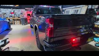 ILMODS  2023 Chevy Silverado with Feniex Emergency Lights amp Siren Typhoon Handheld T3s Red Blue [upl. by Renado]