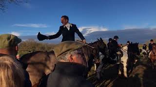 Cheshire Drag Hunt  Boxing Day Hunt 2017 Facebook live video [upl. by Zelazny]