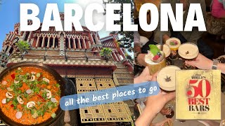 24 hours in Barcelona  Best bars and restaurants 2023 [upl. by Maressa]