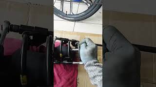 How to use coil spring compressor tool to remove strut [upl. by Yssim152]