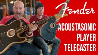 Fenders New Acoustasonic Player Telecaster Review Features amp Sounds [upl. by Tekla600]