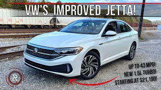 The 2022 Volkswagen Jetta 15T Is A More Efficient amp Powerful Commuter Car [upl. by Gran]