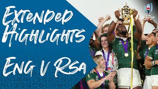 Extended Highlights England v South Africa  Rugby World Cup Final 2019 [upl. by Ardeed917]