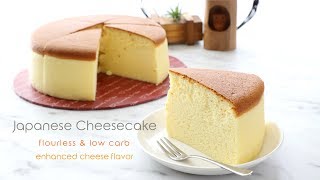 LowCarb Fluffy Japanese Cheesecake  Healthy Baking Recipe  Craft Passion [upl. by Decato]