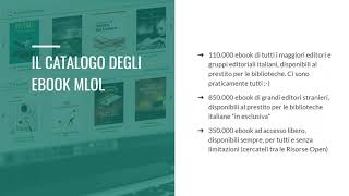 Come leggere libri digitali Gli ebook su MLOL 25 [upl. by Annodahs]