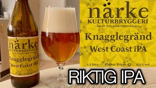 Närke Kulturbryggeri  Knagglegränd West Coast IPA 65 [upl. by Onairda]