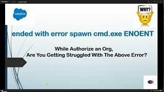 ended with error spawn cmdexe ENOENT [upl. by Ekard]