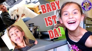 ÜBERRASCHENDE GEBURT  BABY YUKI IST GEBOREN Vlog 79 Our life FAMILY FUN [upl. by Renrew]