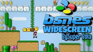 Emulador BSnes 105 Beta HD  Oferece Uma MANEIRA fácil de Jogar Jogos SNES WIDESCREEN em HD [upl. by Lenoel]