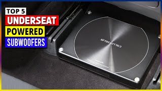 Best Underseat Powered Subwoofers [upl. by Enihpled]