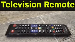 How To Use A Television RemoteComplete Guide For Beginners [upl. by Ahseetal]