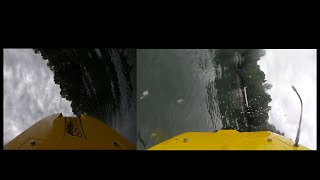 Twin Engine Catamaran Boat Barrell Rolls  Go Fast Boats [upl. by Jolenta831]