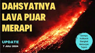 Merapi Erupsi 7 Juli 2024 Vulkanik Dangkal Melonjak Tajam [upl. by Daryl896]