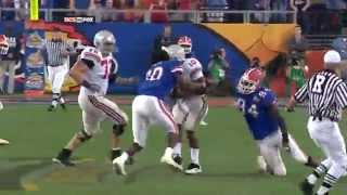 2007 Ohio St vs Florida  Everett Helmetless Tackle [upl. by Hermosa]