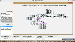 Simultaneous Reconfiguration and DG allocation\Flamingo Optimization Algorithm FOA [upl. by Codel]