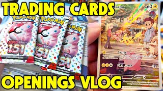 Opening Trading Cards VLOG [upl. by Elletsirk]