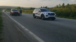 Bay St George RCMP doing a Checkpoint on Route 490  Carolina Avenue [upl. by Raskind]