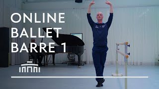 Ballet Barre 1 Online Ballet Class  Dutch National Ballet [upl. by Eenehs900]