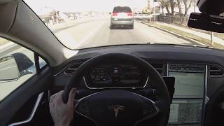 WOW Tesla Autopilot Saves Lifes And Predicts Accidents Top Tesla Autopilot Compilation [upl. by Aizatsana]