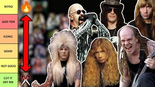 Ranking The Best And Worst HAIR In Metal amp Rock [upl. by Dumanian90]