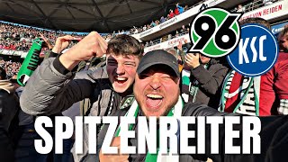 HANNOVER auf die EINS🔥 Hannover 96  Karlsruher SC Stadionvlog [upl. by Hamlani102]