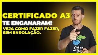 Como fazer o Certificado Digital A3 SISPASS do IBAMA [upl. by Retrac639]