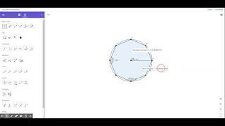 Inscribed Regular Polygons on GeoGebra [upl. by Yenreit772]