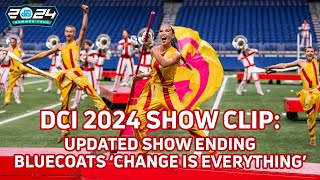 EXTENDED SHOW CLIP 2024 Bluecoats Change Is Everything Closer at NightBEAT  DCI on FloMarching [upl. by Yl]