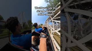 Would You Ride this Strange Bobsled Roller Coaster  shorts [upl. by Johnathon]